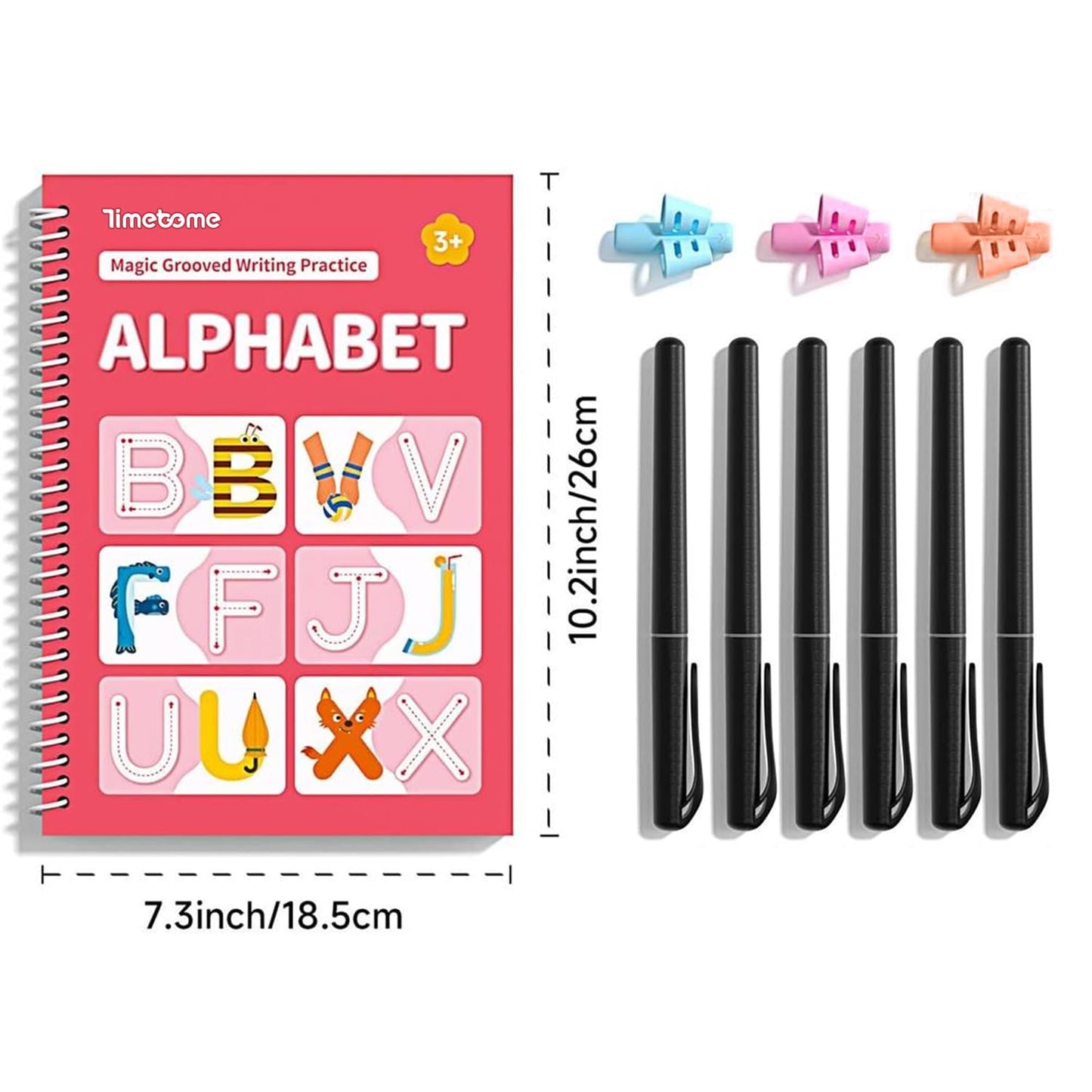 Magic Grooved Writing Practice Books for Kids 3-8
