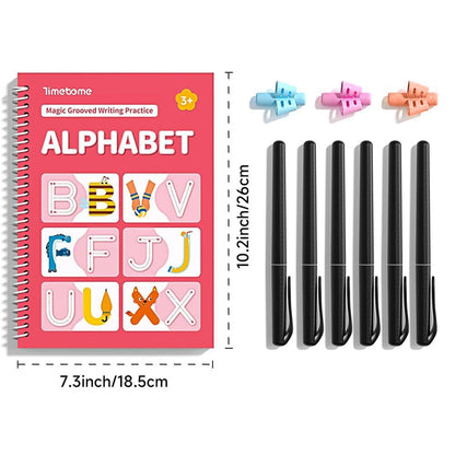 Magic Grooved Writing Practice Books for Kids 3-8