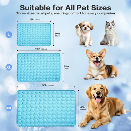 Arc-Chill Pet Cooling Mat for Dogs Cats, Washable Non-Slip Pad