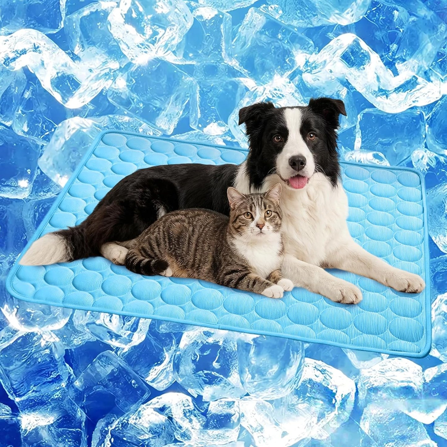 Arc-Chill Pet Cooling Mat for Dogs Cats, Washable Non-Slip Pad